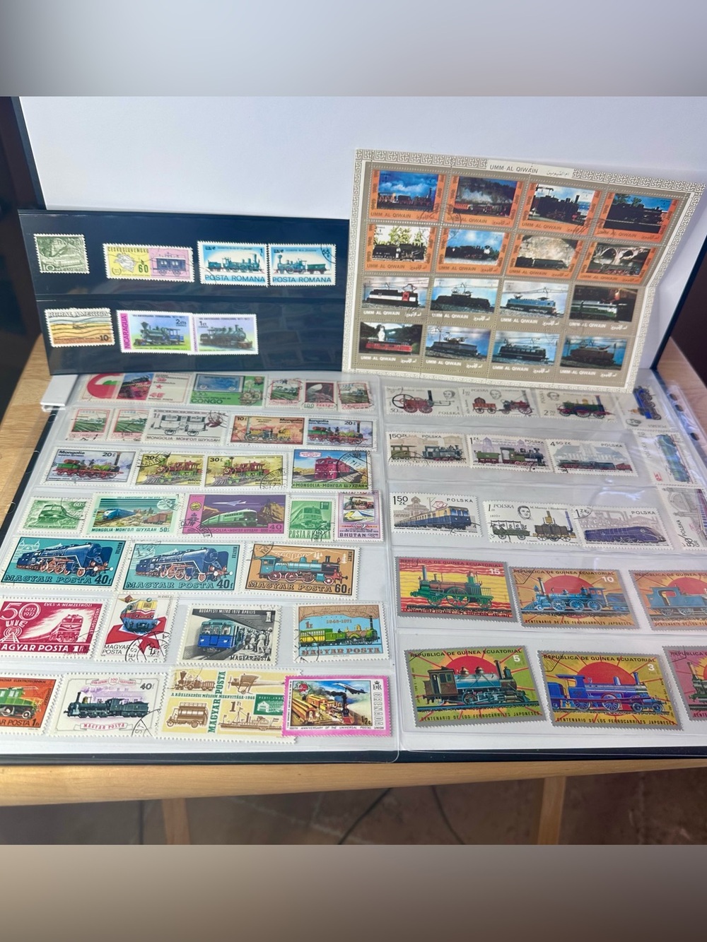 67+ Worldwide Train & Railroad Stamp Collection Poland Hungary USA & More